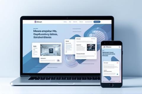 Website redesign screenshot for a technology company named Futura Tech